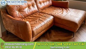 Xử lý ghế sofa da bị ra mồ hôi