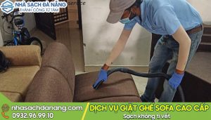 Quy trình giặt ghế sofa