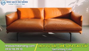 Tự vệ sinh sofa da lộn tại nhà