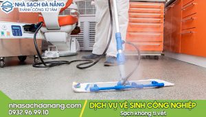 Quy trình lau khô sàn nhà