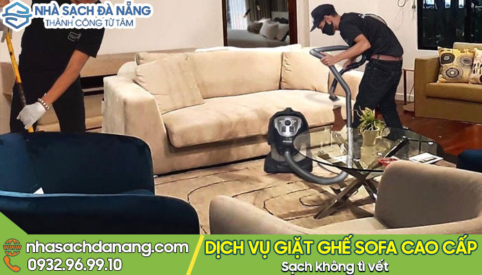 Giặt ghế sofa tại nhà