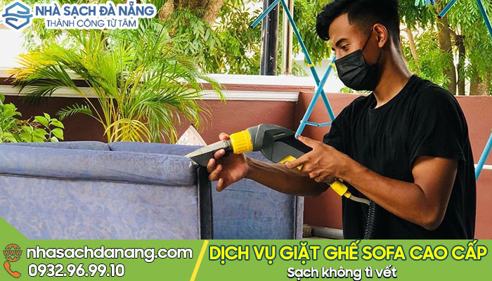 Giặt ghế sofa tại nhà ở Đà Nẵng