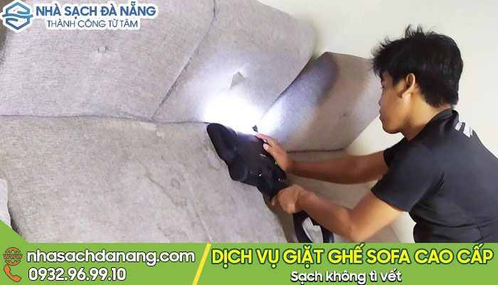 Giặt ghế sofa tại Cẩm Lệ