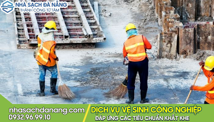 vệ sinh nhà sau xây dựng
