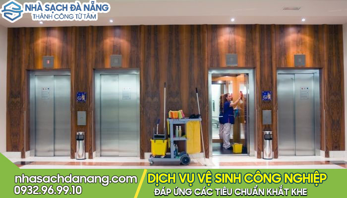 Dịch vụ vệ sinh và đánh bóng thang máy chuyên nghiệp tại Đà Nẵng